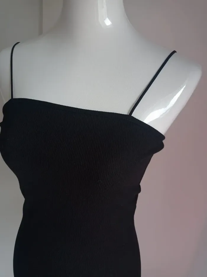Robe sexy moulante noir côtelé T.M Shein - photo numéro 2