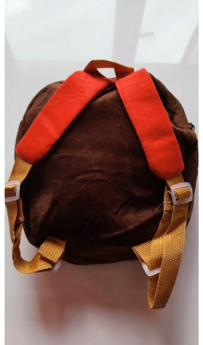 Petit sac à dos peluche nounours 30 cm - photo numéro 3