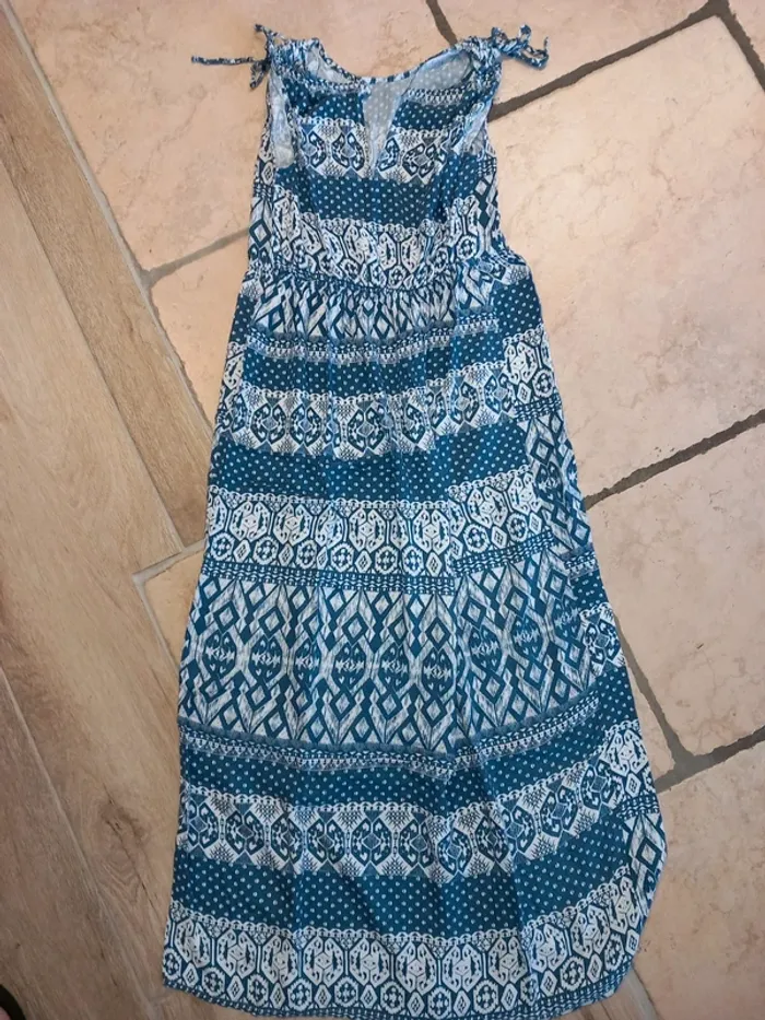 Robe longue imprimee grossesse colline 34 xs - photo numéro 3