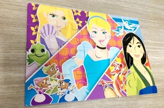 Puzzle supercolor 2x20 Disney princesse - photo numéro 5