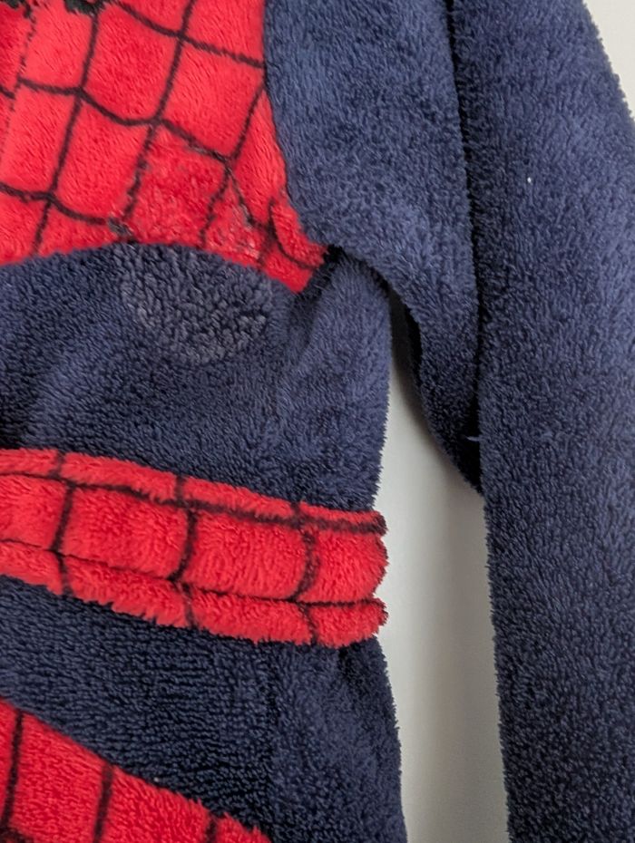 Peignoir Spiderman super hero Marvel Taille 8 ans Doux et chaud - photo numéro 5