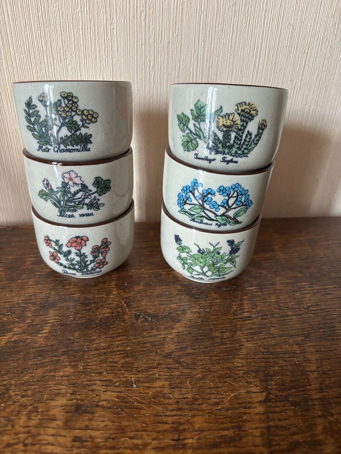 lot de 6 ramequins ou petits bols en grès
