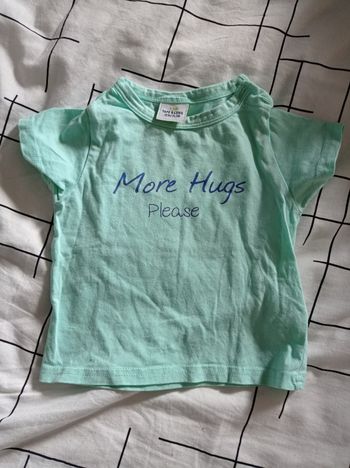 Tee shirt turquoise
