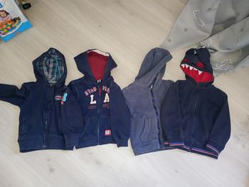 Lot de 4 vestes