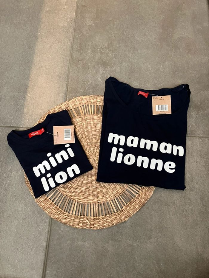 Lot de 2 tee-shirts mère et fils