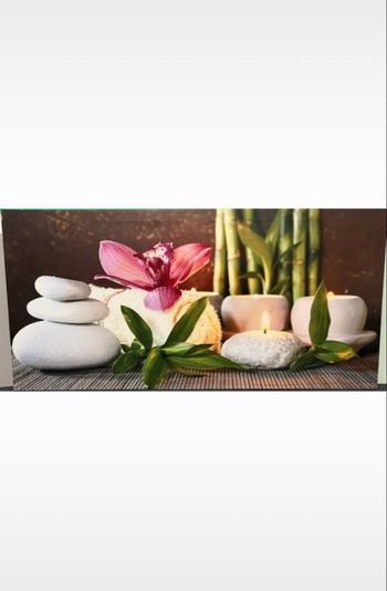 Jolie cadre décoratif lumineux - motif florale