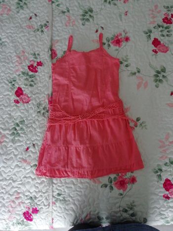 Robe saumon à bretelles