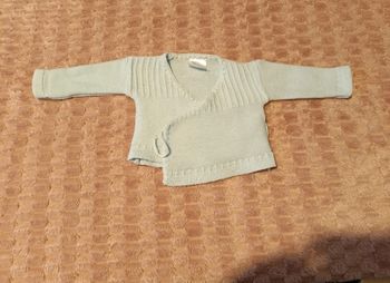 Brassière Bébé Tricot (Cache-Cœur)