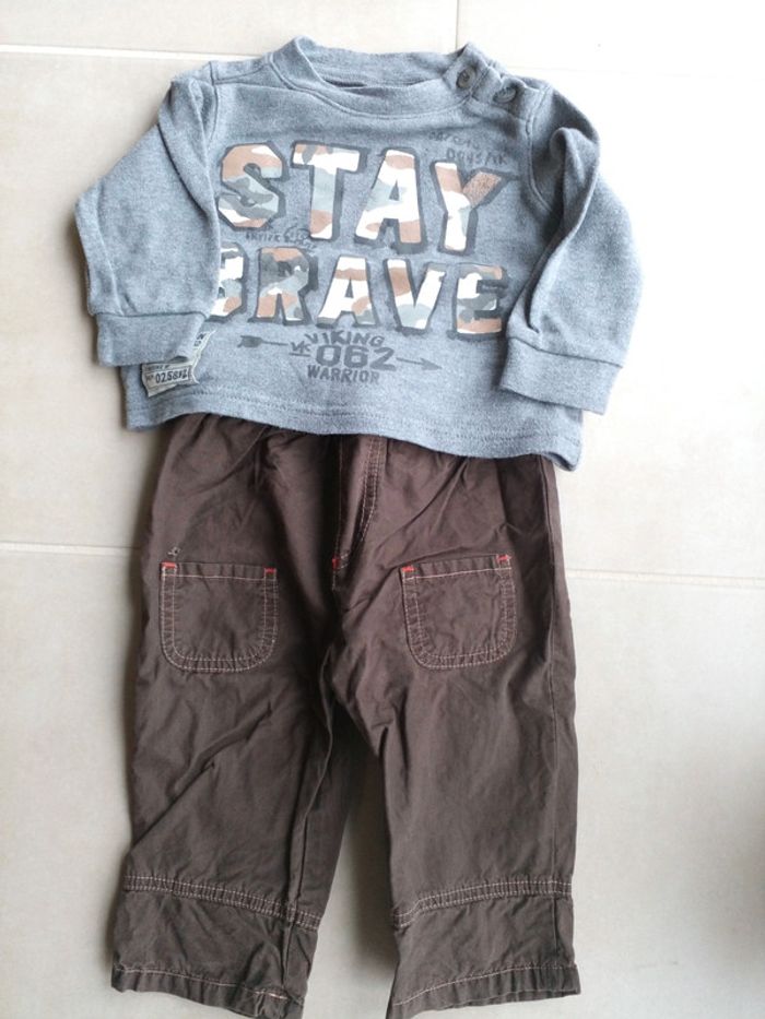 Ensemble pantalon polo