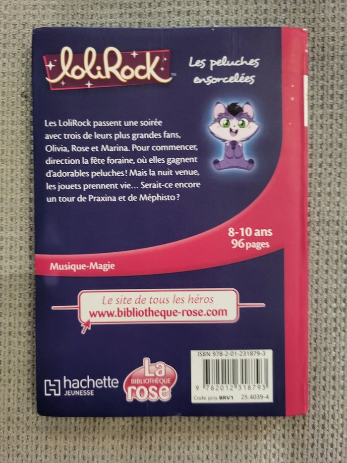 Livre de poche Lolirock 8-10 ans Bibliothèque rose - photo numéro 2