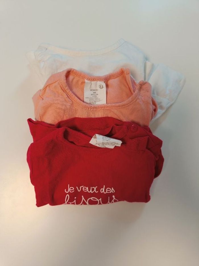 Lot 3 tee shirt Kiabi