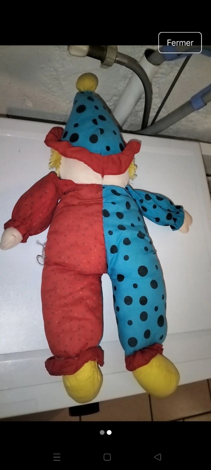 Peluche clown - photo numéro 2