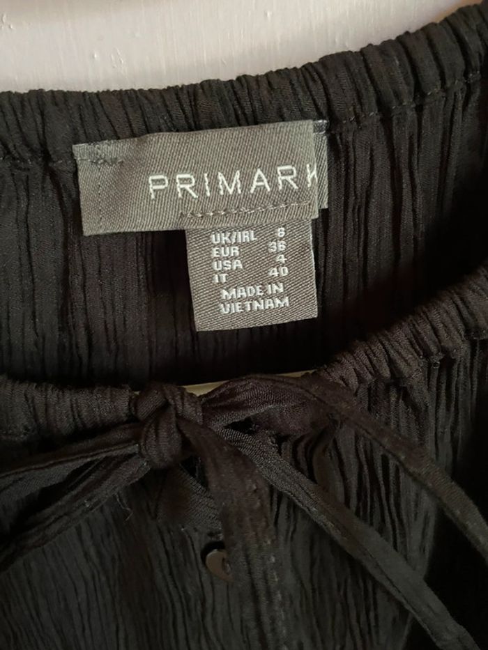 Blouse boutonnée noire Primark - photo numéro 3
