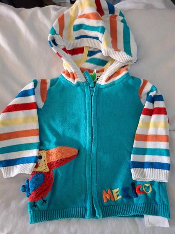 Gilet Mexico à capuche