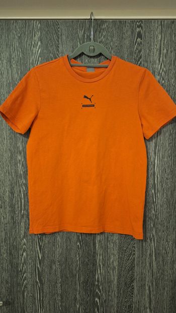 Tee-shirt manches courtes uni Orange Puma