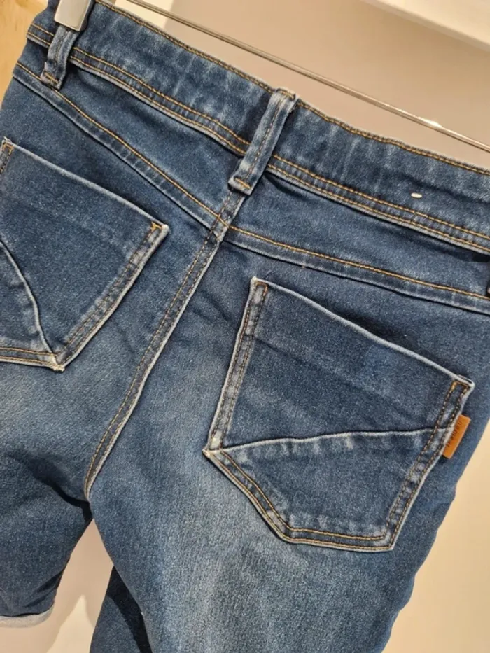 Short en jean Name It 9 ans 134cm - photo numéro 4