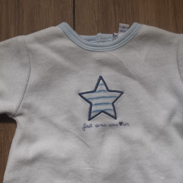 Pyjama velours 1 mois - photo numéro 2