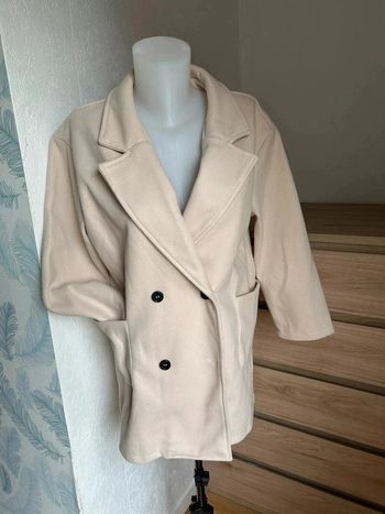 Manteau beige neuf shein - taille M (petit)