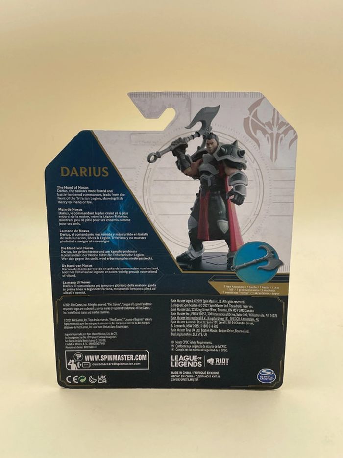 Figurine articulé League Of Legenfs Darius 12 cm Spin Master neuf - photo numéro 2