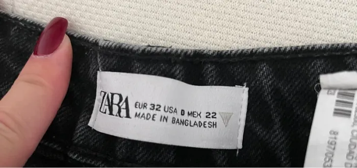 short en jean noir zara - photo numéro 4