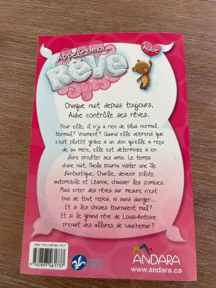 Livre Appelez-moi Rêve Aube - photo numéro 2