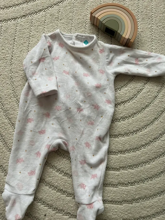 Pyjama couronne blanc