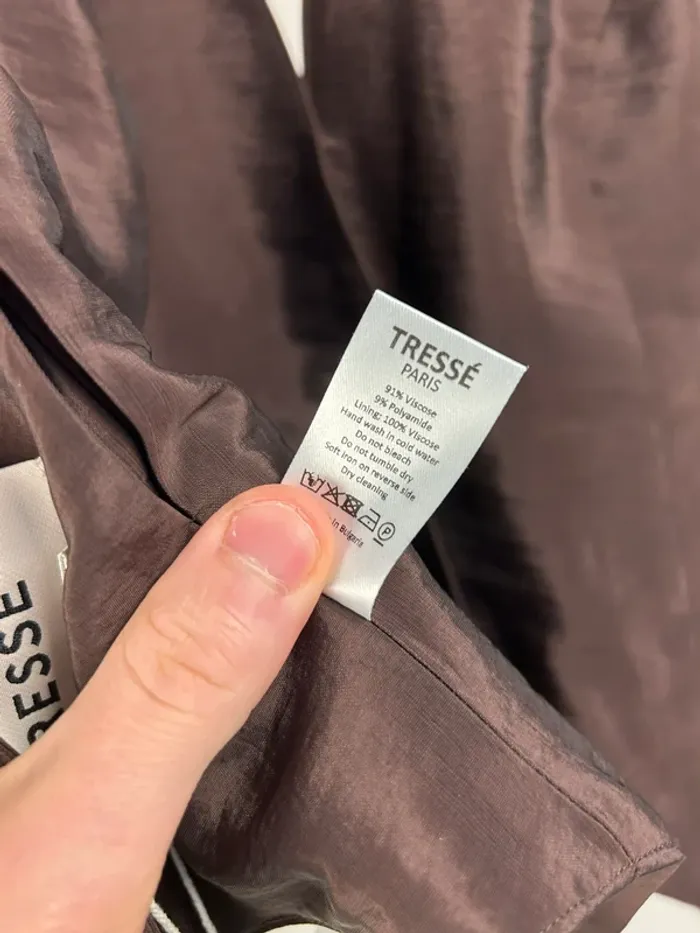 Veston Tressé Marron T2 / M neuf - photo numéro 6