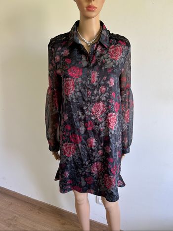 Robe fleurie à manches longues Morgan taille 36 jamais portée