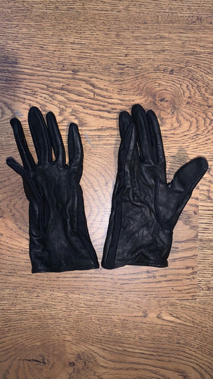 Paire de gants cuir Isotoner - photo numéro 2