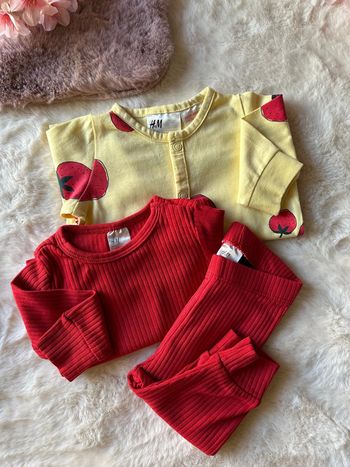 Lot pyjama/tenue confort coton 56 cm