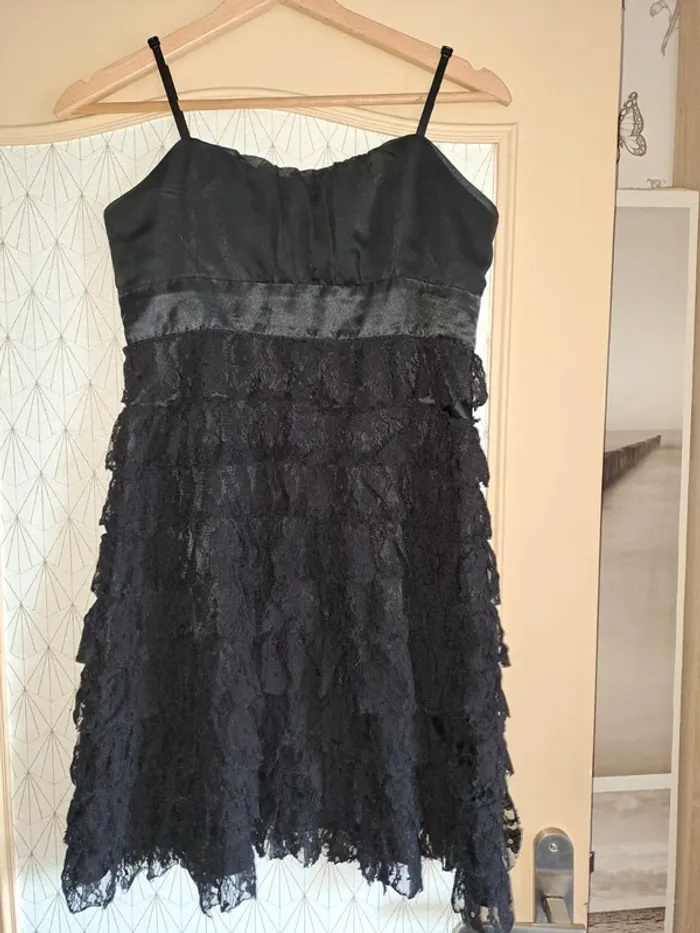Robe de soirée femme noire M Jennyfer tbe