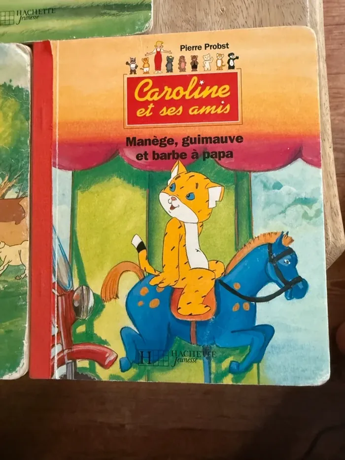 Lot de 3 livres rares Caroline et ses amis vintage Hachette Jeunesse Pierre Probst - photo numéro 2