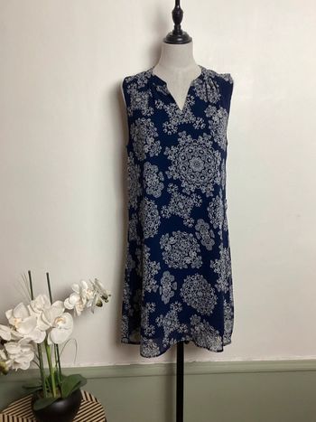 Robe marine et écrue Atmosphère 40