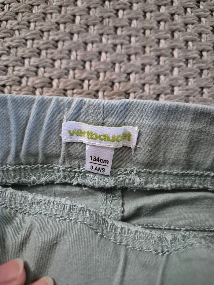 Ensemble vertbaudet pull maille et pantalon slim vert d'eau - 8/9 ans - photo numéro 10