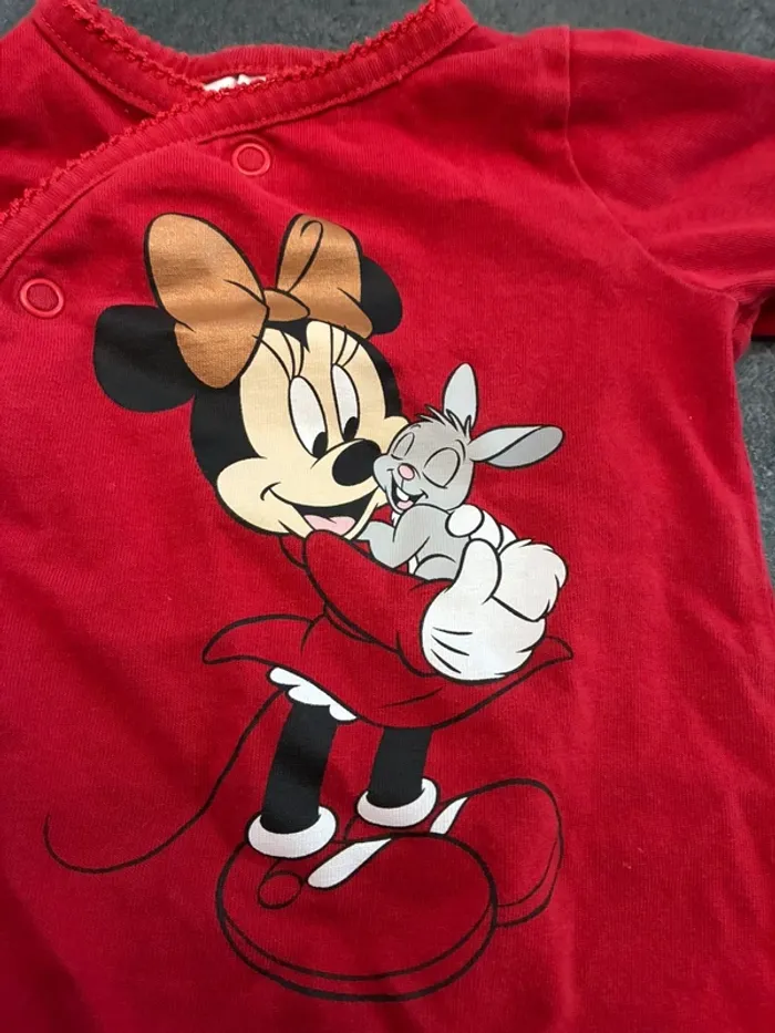 Pyjama Grenouillère Minnie Taille 3 mois - photo numéro 2