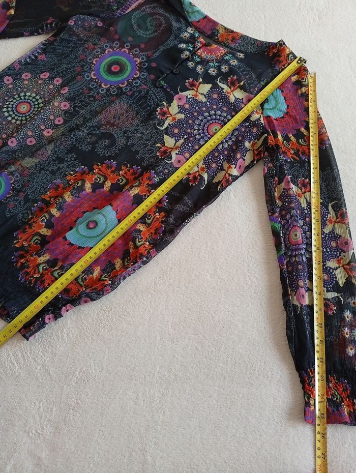 Blouse transparent Desigual femme 40 - photo numéro 6