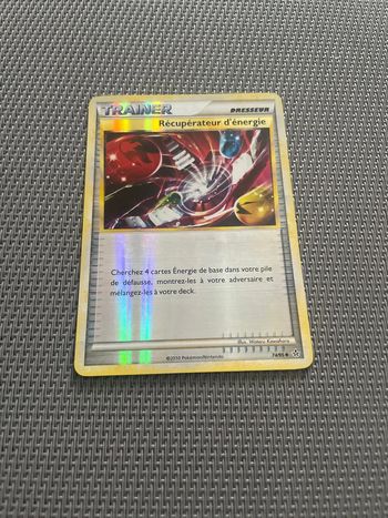 Carte Pokémon Dresseur Récupérateur d'Energie Reverse 74/95 Déchainement FR