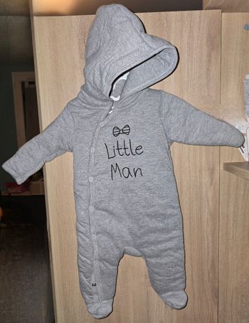 Combinaison chaude grise