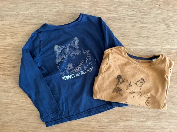 Lot t-shirts manche longues 5 ans