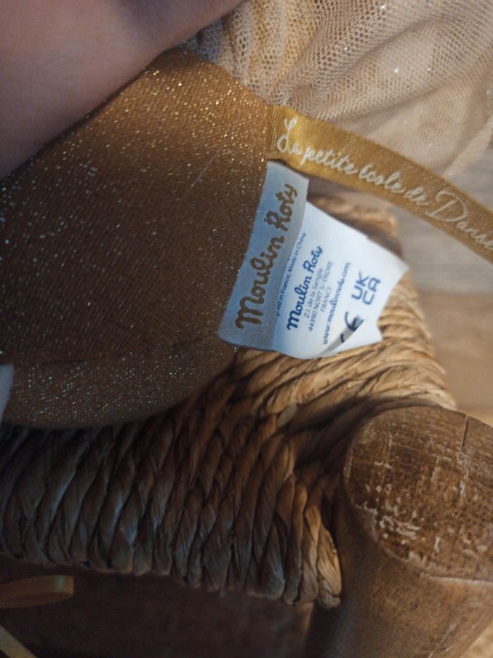 Peluche souris musicale moulin roty la petite école de danse tbe - photo numéro 4