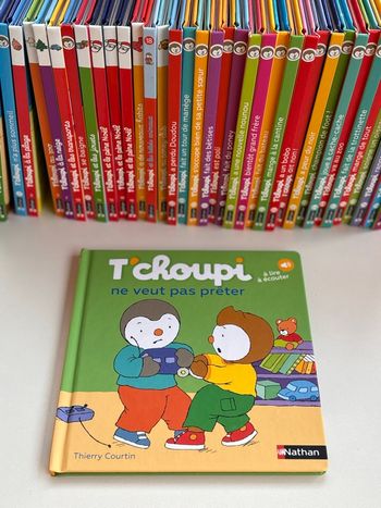 Livre tchoupi ne veut pas prêter 