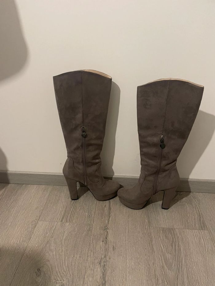 bottes haute gris primadonna pointure 37 - photo numéro 8