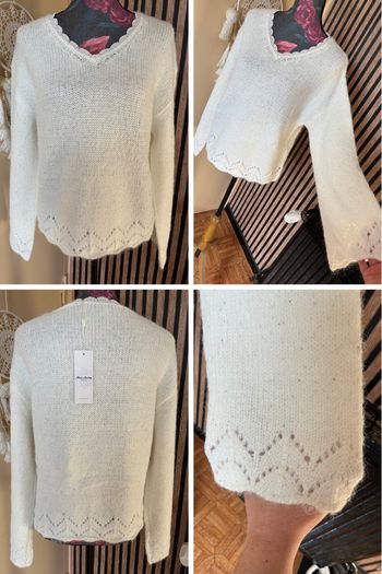 Jolie pull blanc