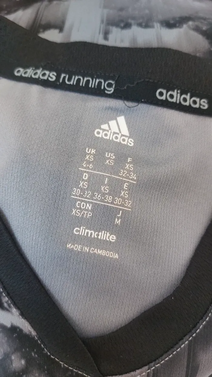 T-shirt de sport manches courtes adidas running taille XS - photo numéro 5