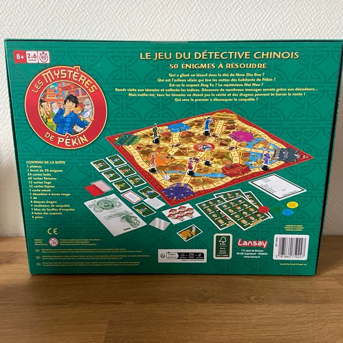 Jeu Les Mystères de Pékin - photo numéro 2