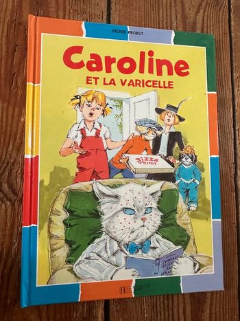 Livre Rare Caroline et la Varicelle Bateau Album Bd Damiers Couleurs