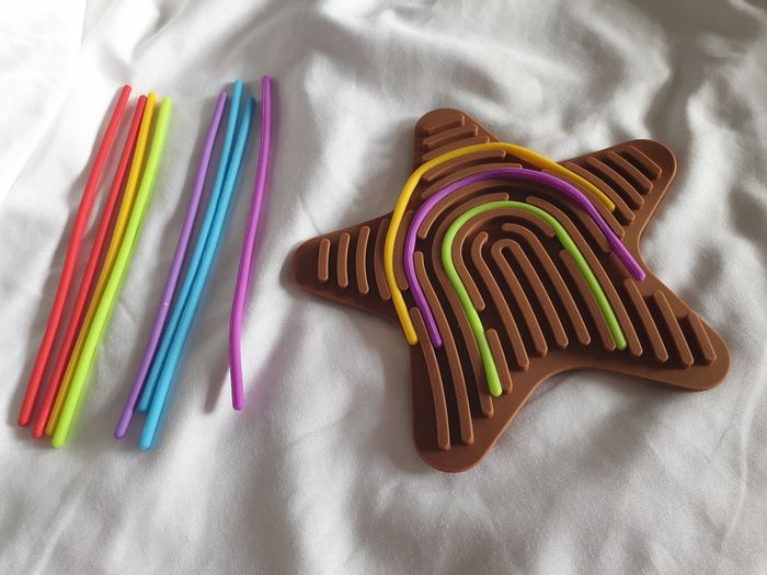 Fidget texturé étoile