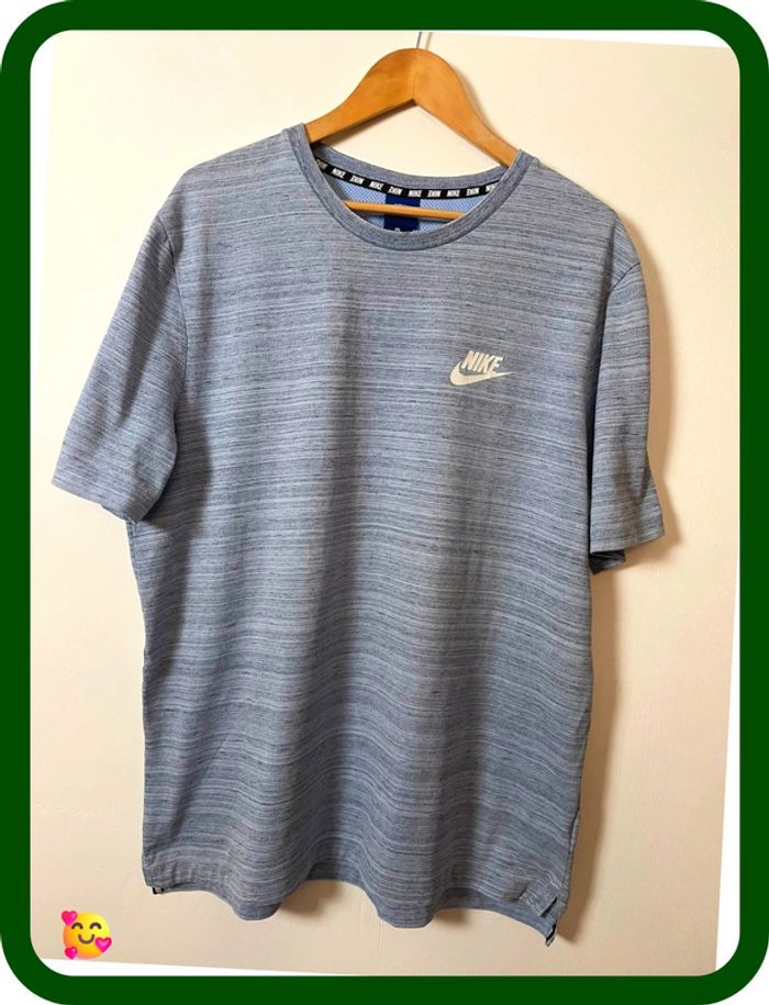 👕 T-shirt Nike – Homme – Taille XL – Gris bleuté chiné