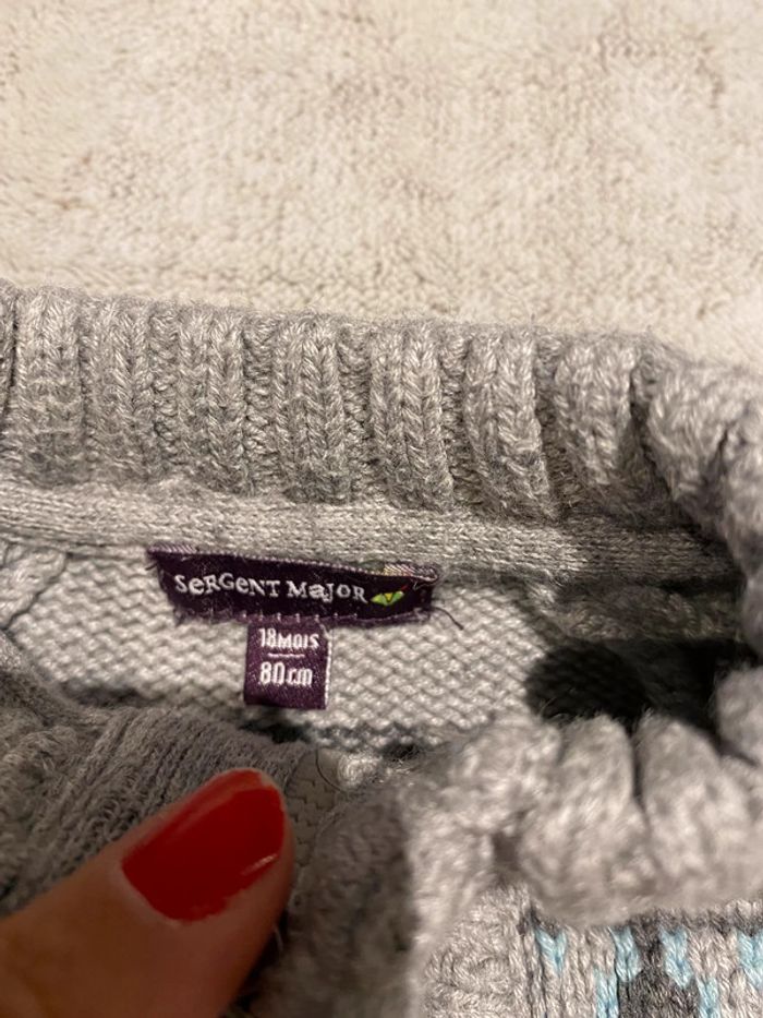 Gilet chaud Sergent Major 18 mois - photo numéro 3