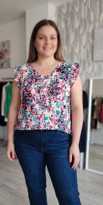 Blouse Fleurie made in France 